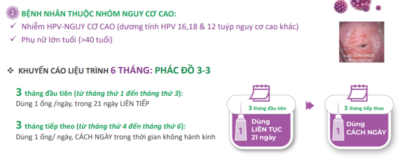 Gel đặt âm đạo Papilocare hỗ trợ đào thải HPV Phac do 33