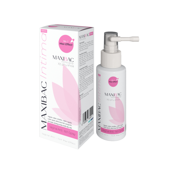 Xịt phụ khoa MAXIBAC Intima Spray - Chai 100ML