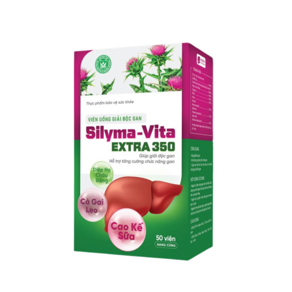 Giải độc gan SILYMA-VITA EXTRA 350 - Hộp 60 viên