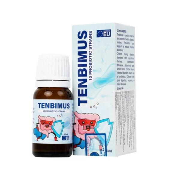 Men vi sinh 10 chủng Tenbimus - Hỗ trợ cải thiện tiêu hóa - Lọ 10mL