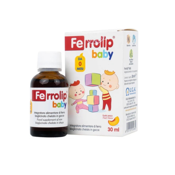 Ferrolip Baby - Bổ sung sắt, giảm nguy cơ thiếu máu - Lọ 30mL