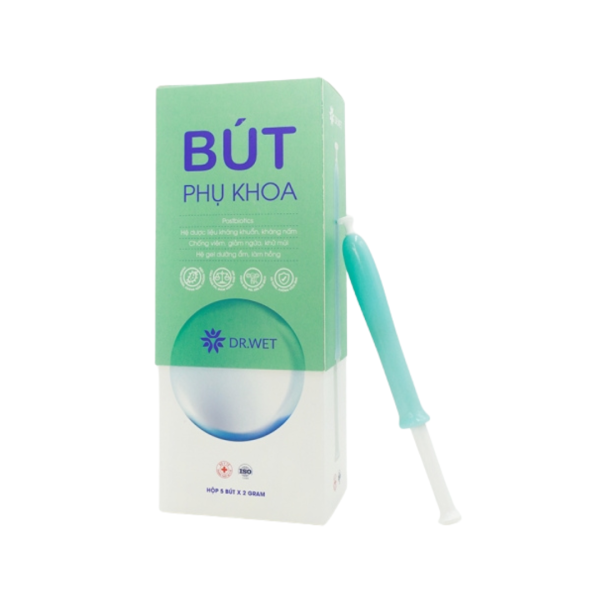 Bút Phụ Khoa DR.WET - Hỗ trợ Giảm Viêm Nhiễm, Cân Bằng Độ pH, Dưỡng Ẩm Vùng Kín - Hộp 5 Bút