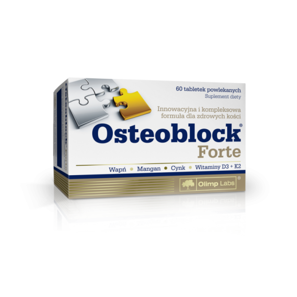 Canxi hữu cơ OSTEOBLOCK Forte - Hộp 60 viên nén