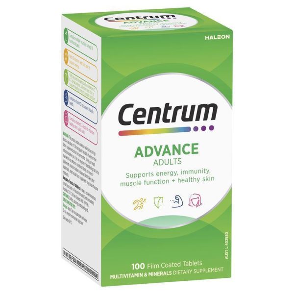 Vitamin tổng hợp Centrum Advance Giúp Tăng Cường Năng Lượng - Hộp 100 viên