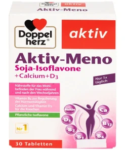 iên uống Active-Meno Doppelherz Aktiv bổ sung isoflavone, điều hoà kinh nguyệt