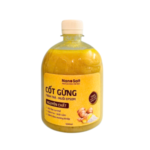 Cốt Gừng Tràm Trà Muối Epsom- Tắm bé & ngâm chân chai 500ml