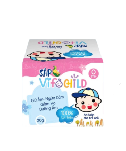 Sáp Vifochild-Hỗ Trợ Giữ Ấm, Giảm Ho, Ngừa Cảm Cho Bé Lọ 20g