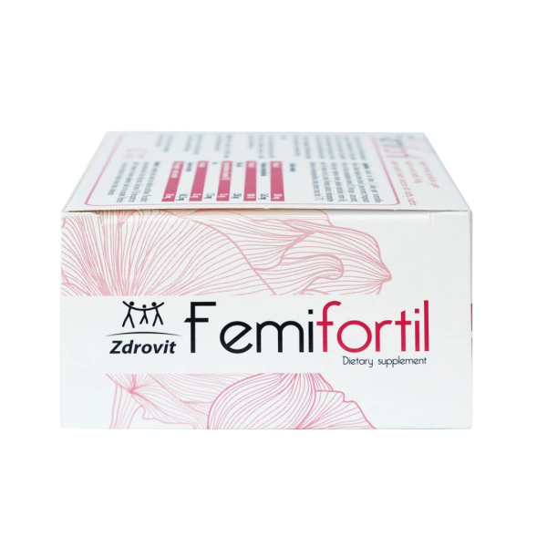 Viên uống Femifortil- Bổ sung Vitamin, khoáng chất và thảo dược cho phụ nữ mang thai (4 vỉ x 15 viên)