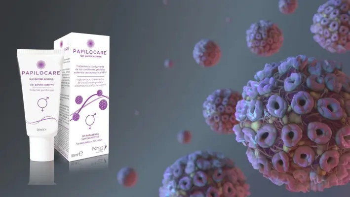 Gel bôi Papilocare - Hỗ trợ điều trị và ngăn ngừa tái phát sùi mào gà, mụn cóc do HPV, hộp 1 tuýp 30ml Gel-boi-papilocare