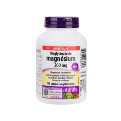 Viên uống Magnesium Bisglycinate Webber Naturals (Magie Webber) - Hỗ trợ cải thiện giấc ngủ, sức khỏe cơ, xương, răng + Tặng 1 nước giặt Genbi
