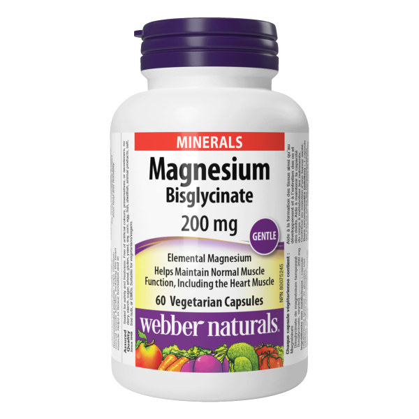 Magnesium Bisglycinate Webber Naturals