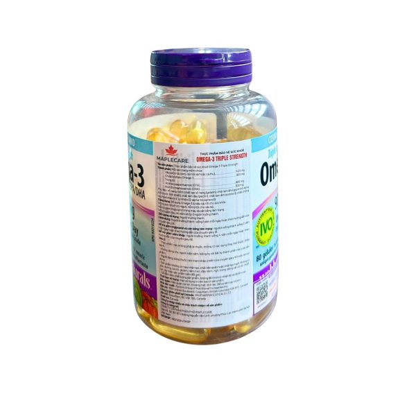 Viên Uống Omega-3 Webber Naturals 900mg Canada – Hỗ trợ tim mạch và trí não, hộp 80 viên