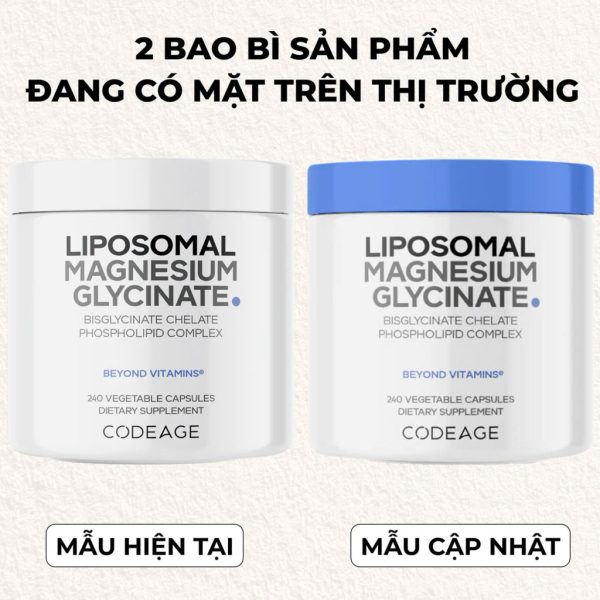 Magnesium Codeage Liposomal