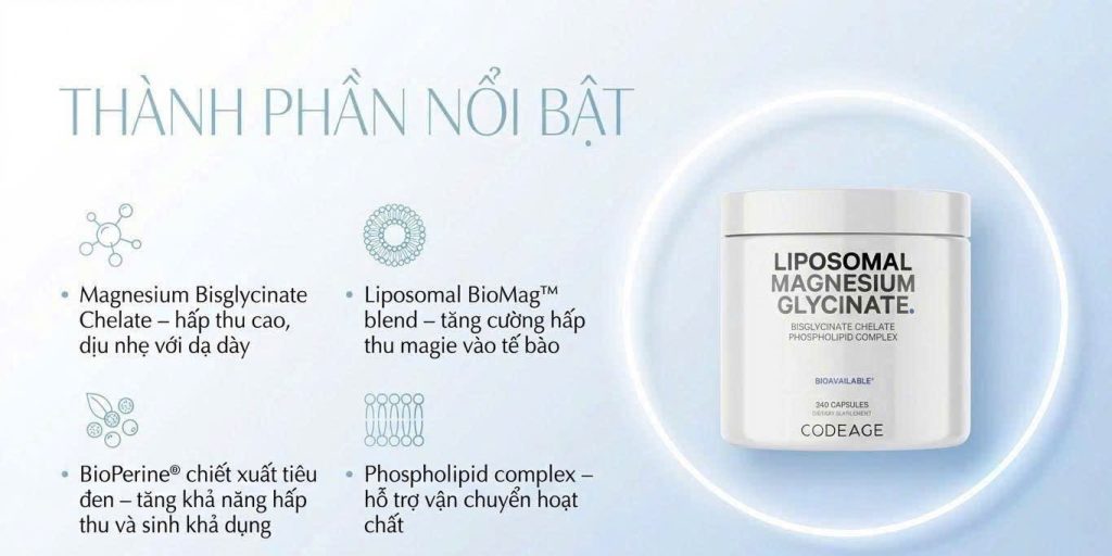 Magnesium Codeage Liposomal