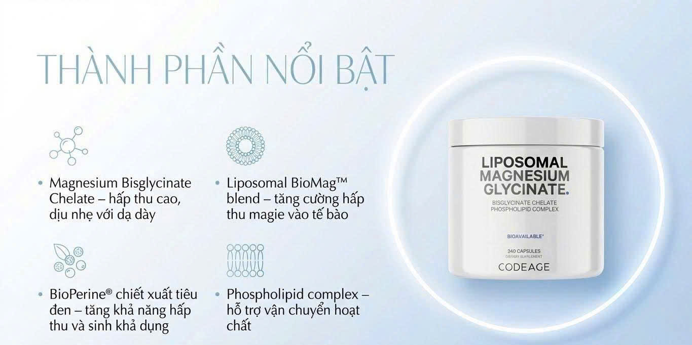 Magnesium Codeage Liposomal